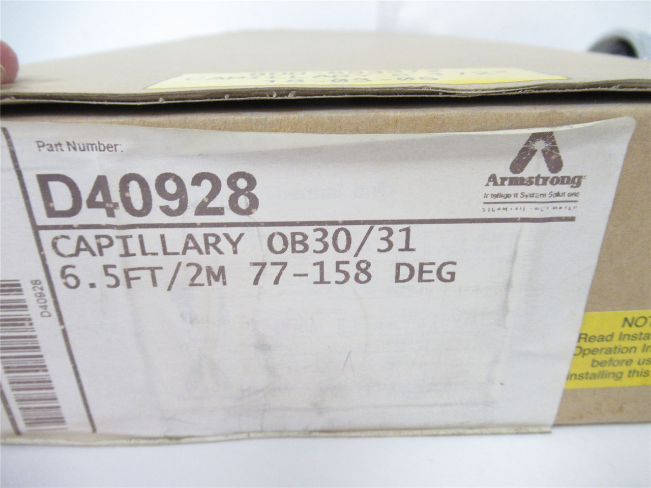 Armstrong D40928; CAPILLARY 6-1/2ft TEMP RANGE 77-158 DEG