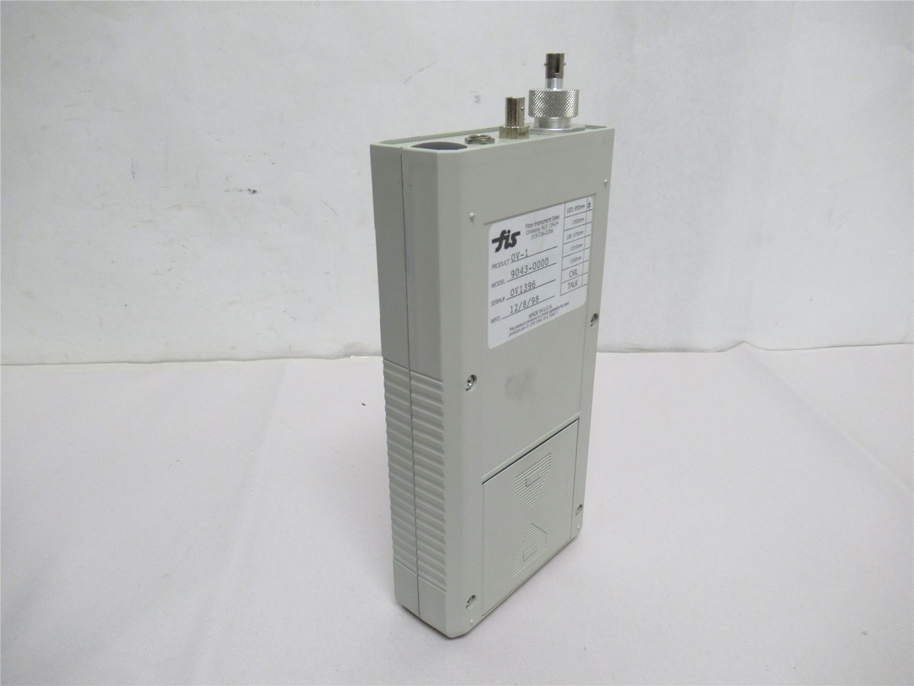 FIS 0V-1; Optical Verifier With Case; No Accessories