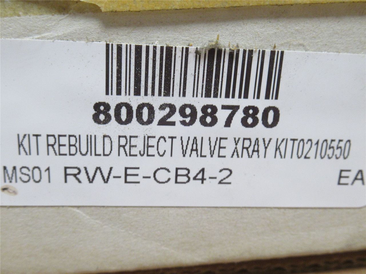 MFG- 59440; Metal Detector Reject Valve Rebuild Kit