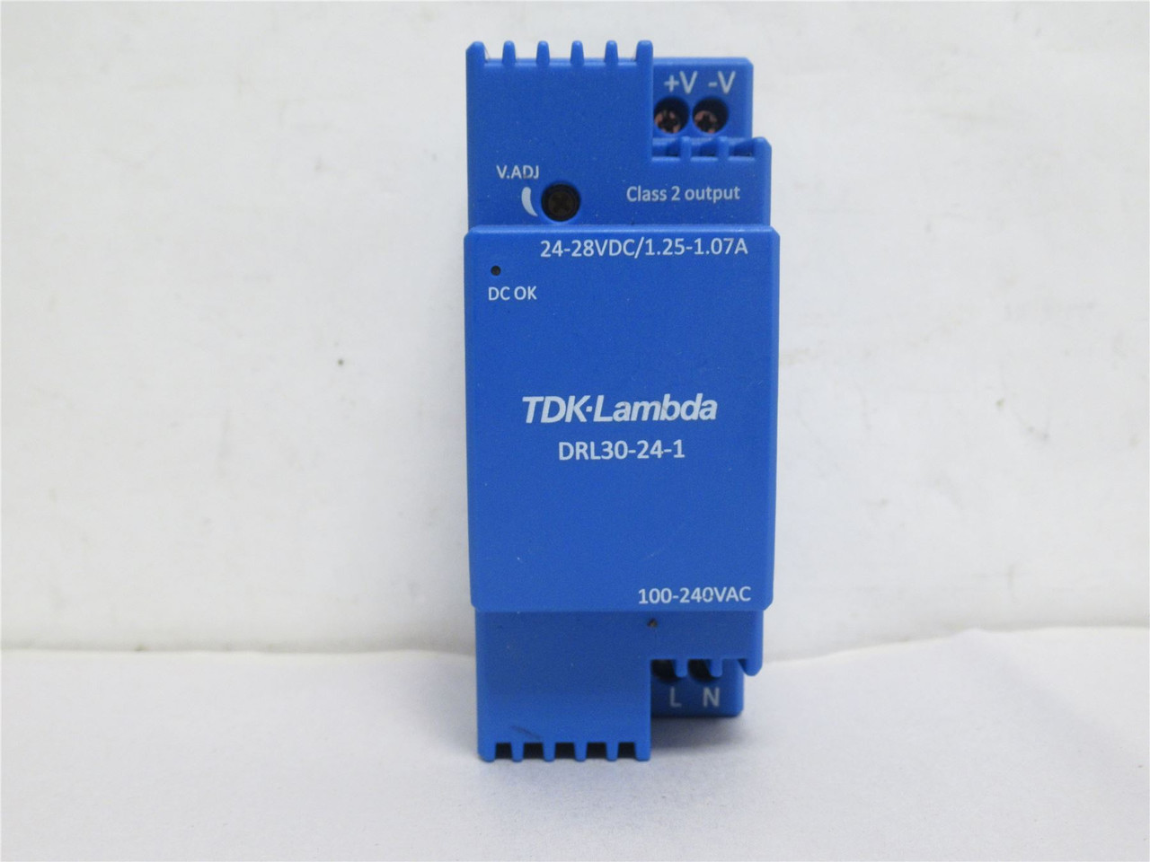 TDK DRL30-24-1; Power Supply; 200-240VAC In; 24-28VDC Out