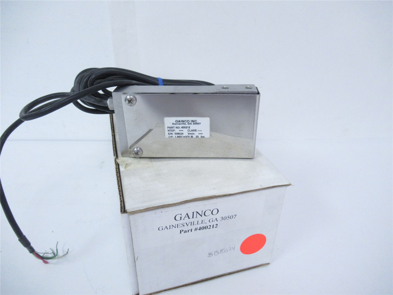 Gainco 400212; Load Cell 25LBS