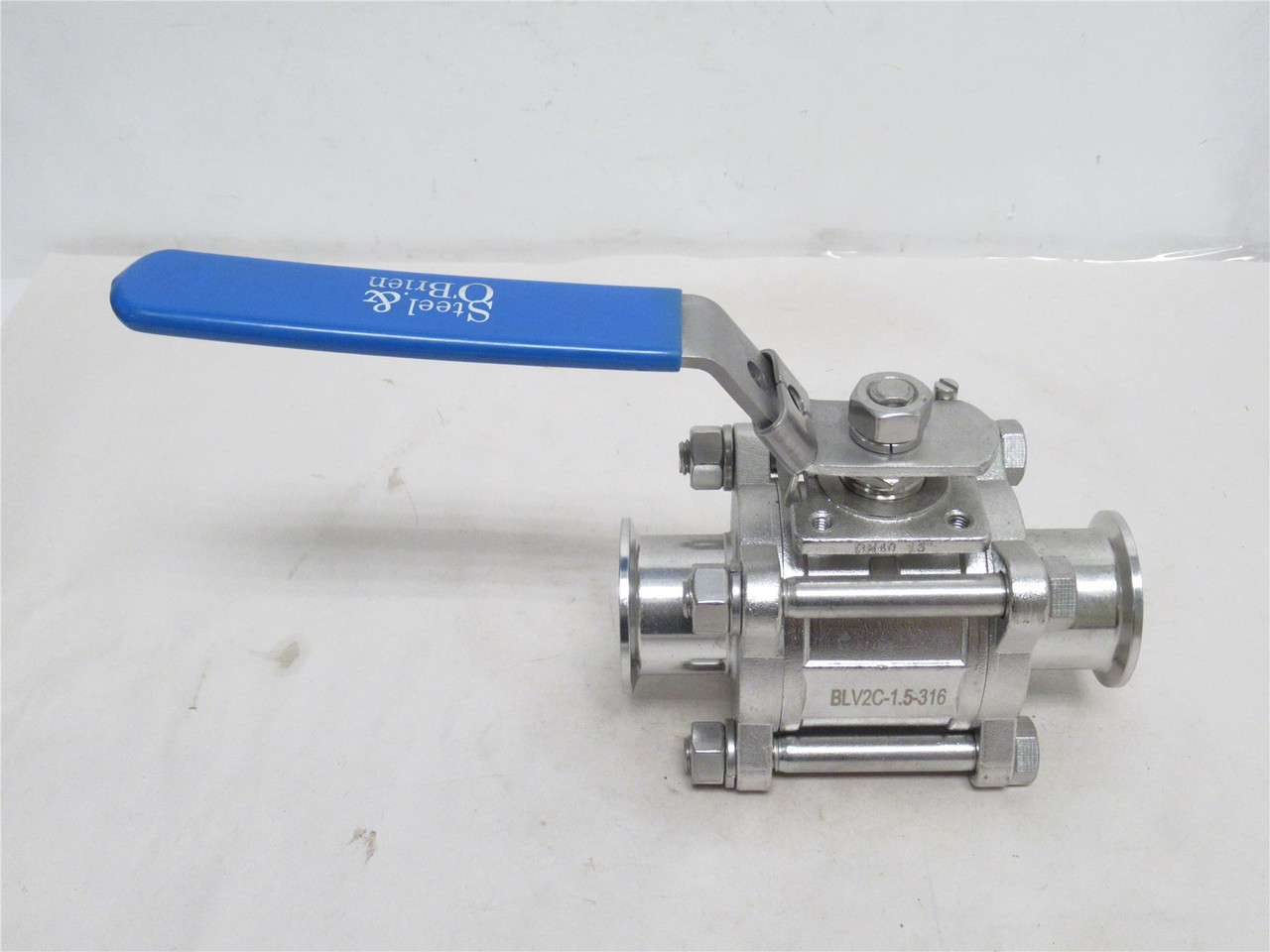 Steele-OBrien BLV2C-1.5-316; Ball Valve SS-316 Size 1-1/2"