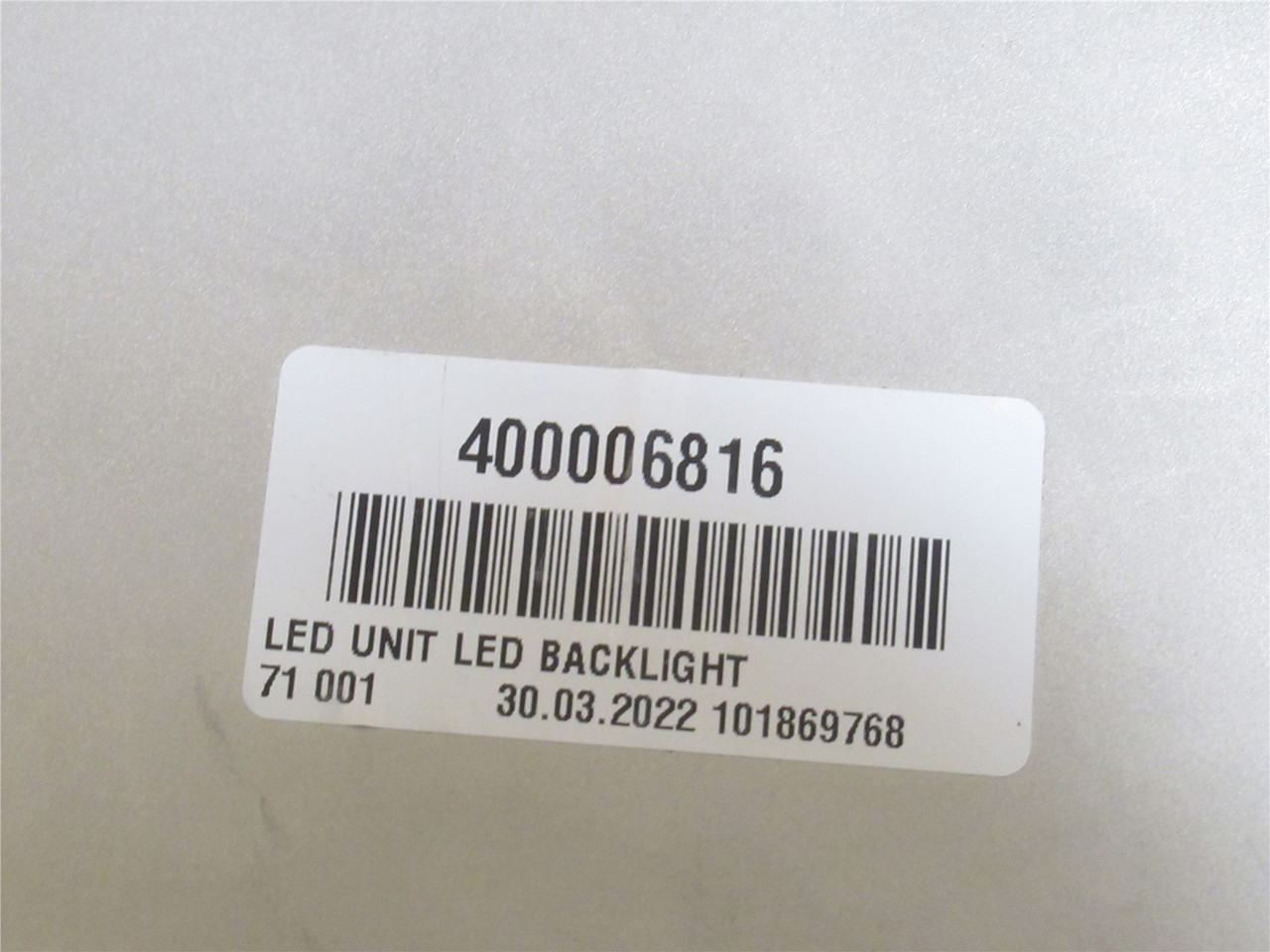 Marel 400006816; LED Backlight Unit; 16-7/8" Long x 7-3/8" W