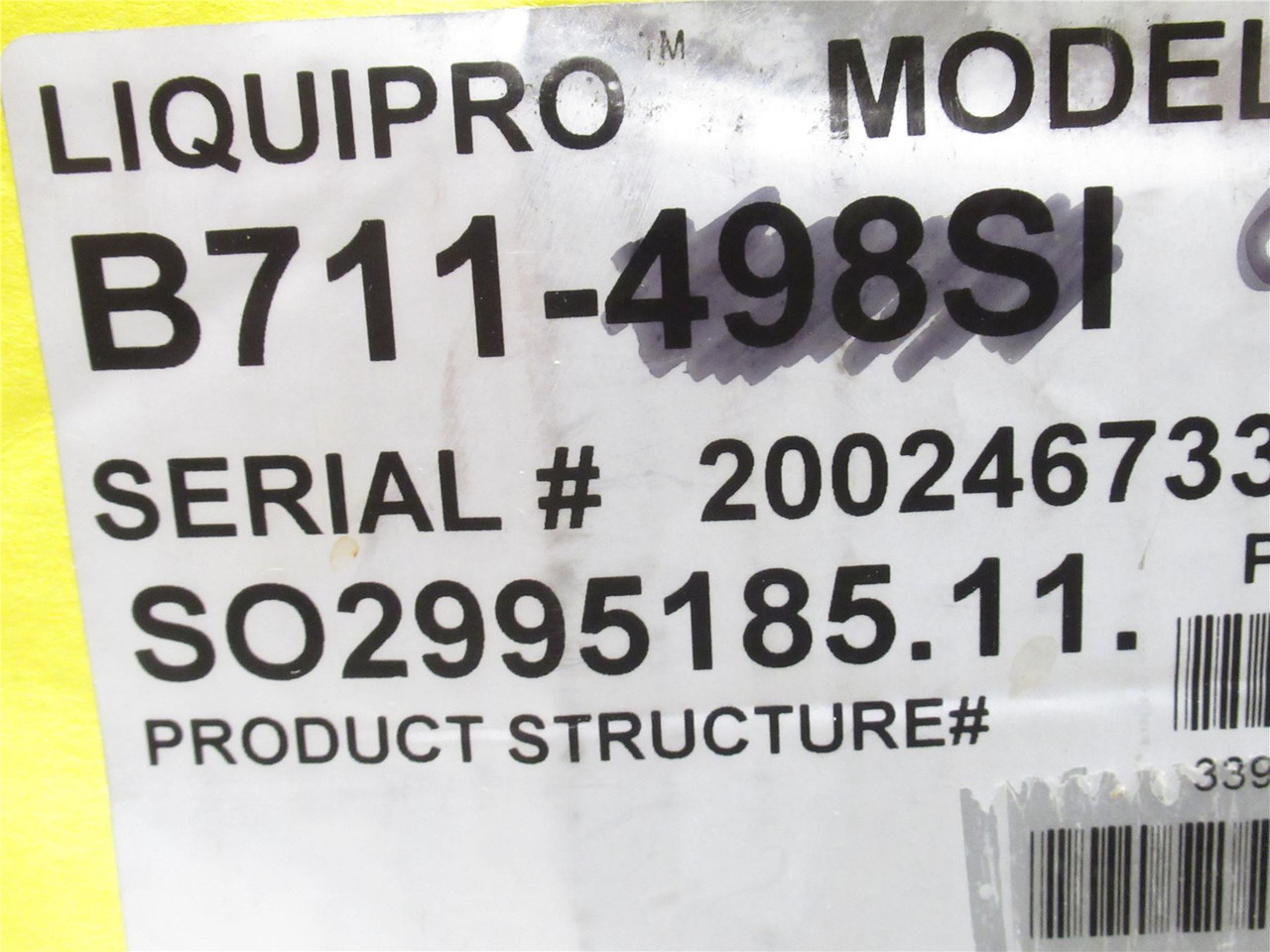 LMI B711-498SI; Solenoid Driven Metering Pump; 150PSI; 115VAC