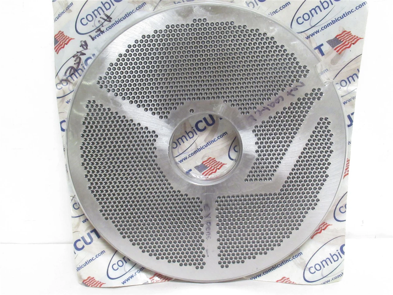 Combicut CBS250612.8STC; Grinder Plate W/Bone Groove 9-3/4"OD