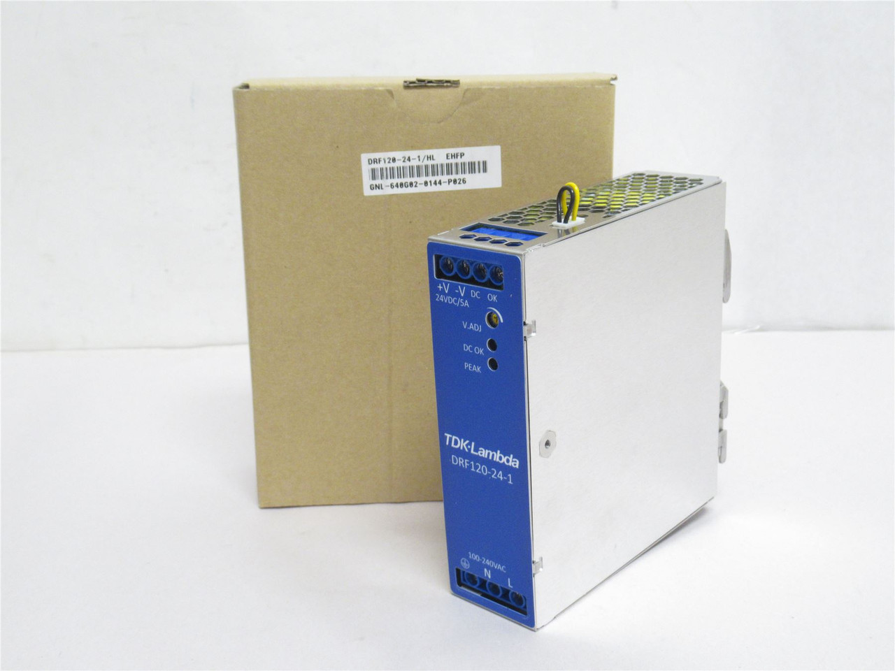 TDK DRF120-24-1/HL; Power Supply; 100-240VAC In; 24-28VDC Out