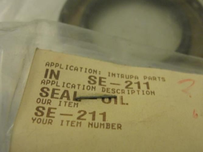 Intrupa SE-211; LOT-4 Oil Seal; 2-1/4" OD; 1/4" Width