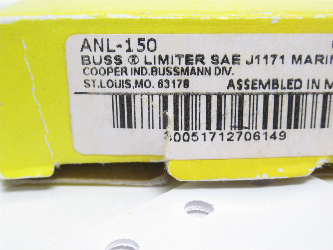 Bussmann ANL-150; Forklift Limiter Fuse; 150A; 32VAC/80VDC