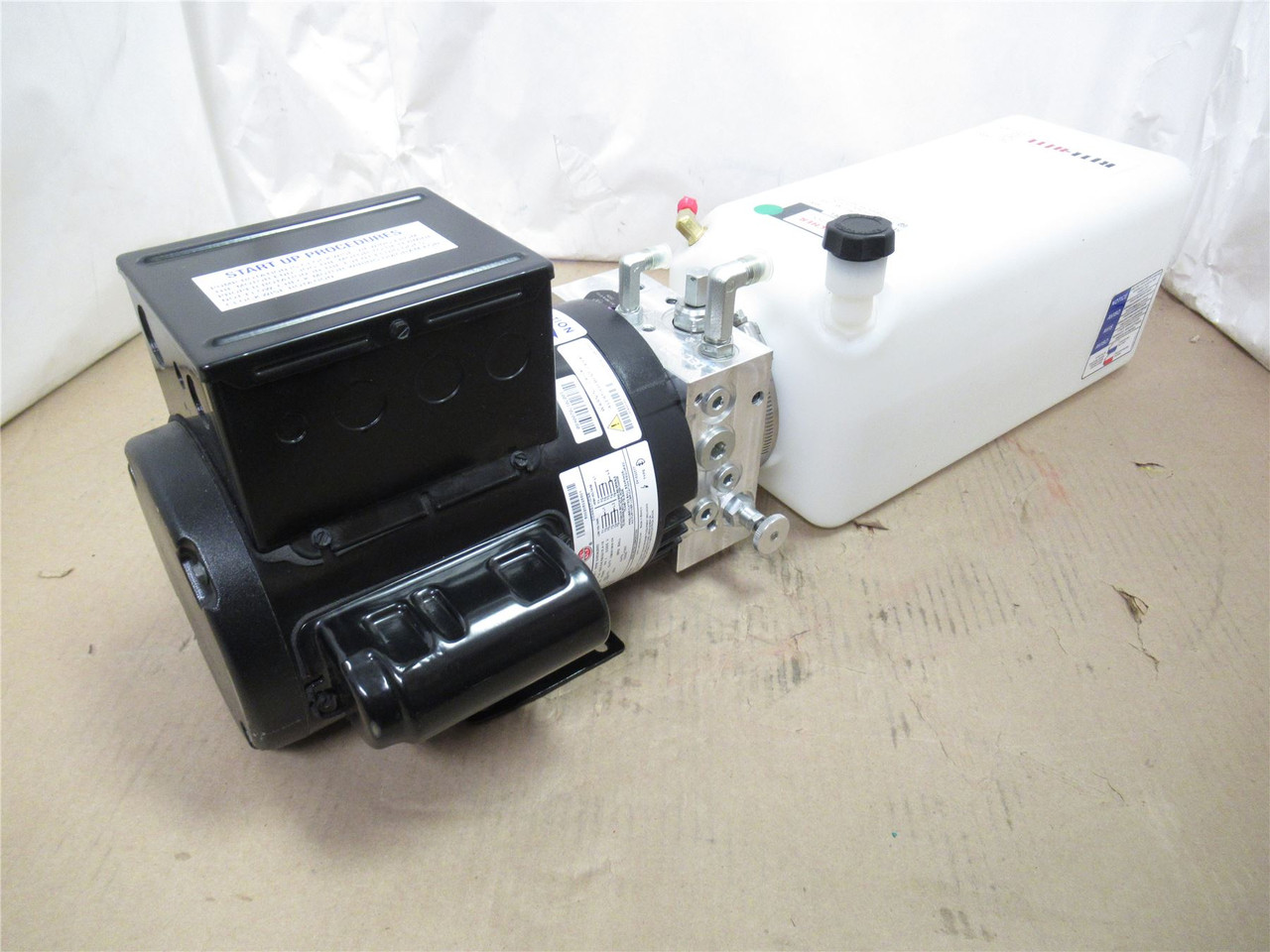 Bucher M-4550-0272 0156696; Hyd Power Pack 1HP 115/208-230VAC