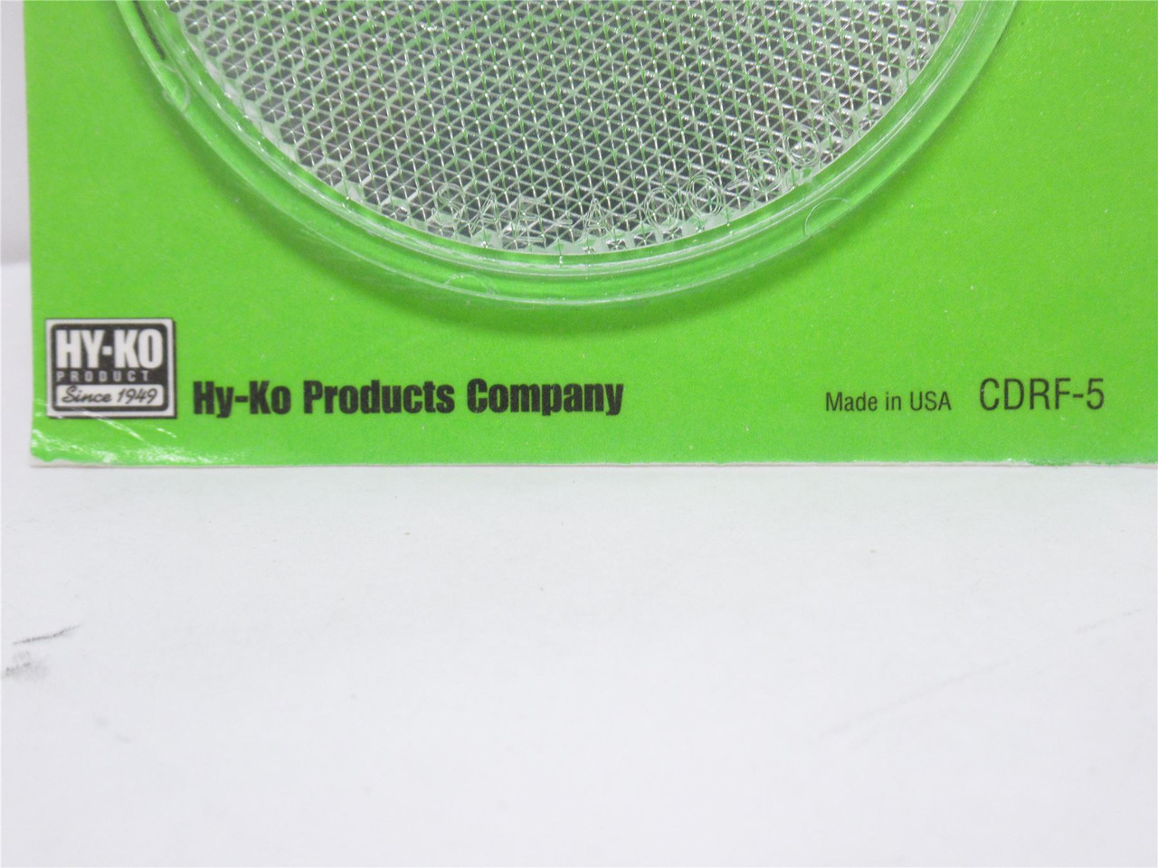 HY-KO CDRF-5; Pack-2; Crystal Plastic Nail On Reflectors