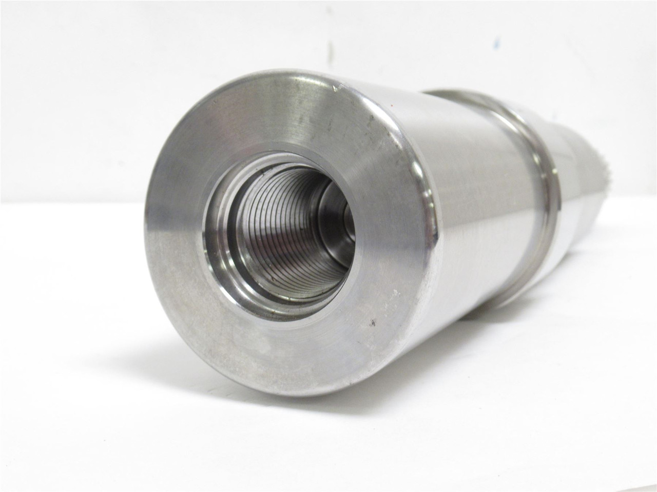 MFG- MDL-UNKN-227918; Splined Pump Shaft; SS; Keyed; 19" Long