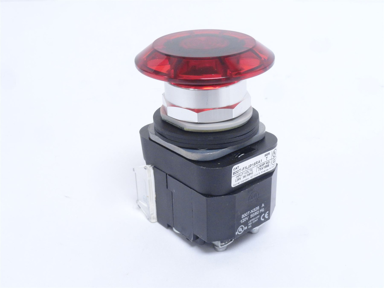 Allen-Bradley 800T-FXJP16RA1; Illuminated Push Button Switch