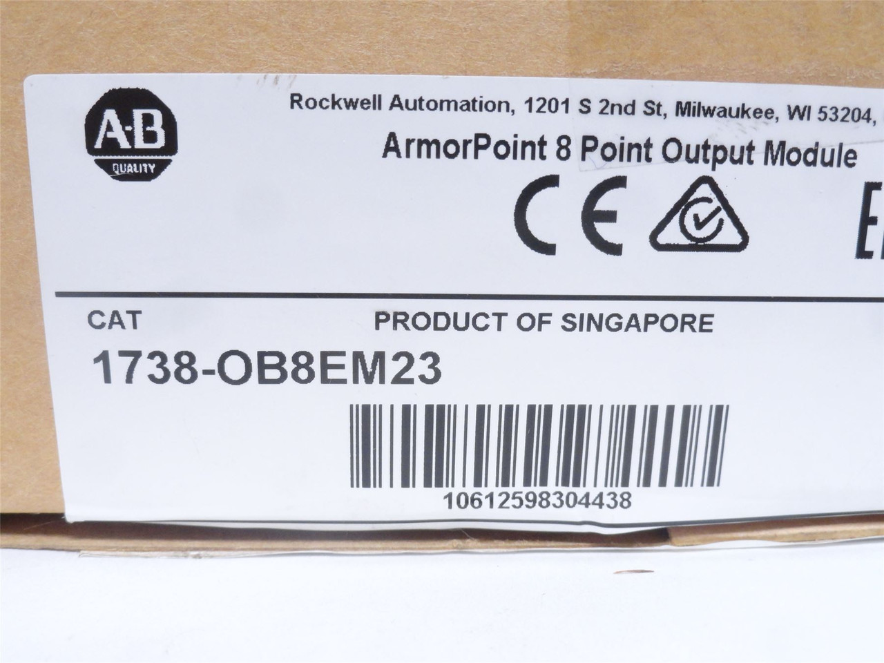 Allen-Bradley 1738-OB8EM23; Digital Output Module; 24VDC Out