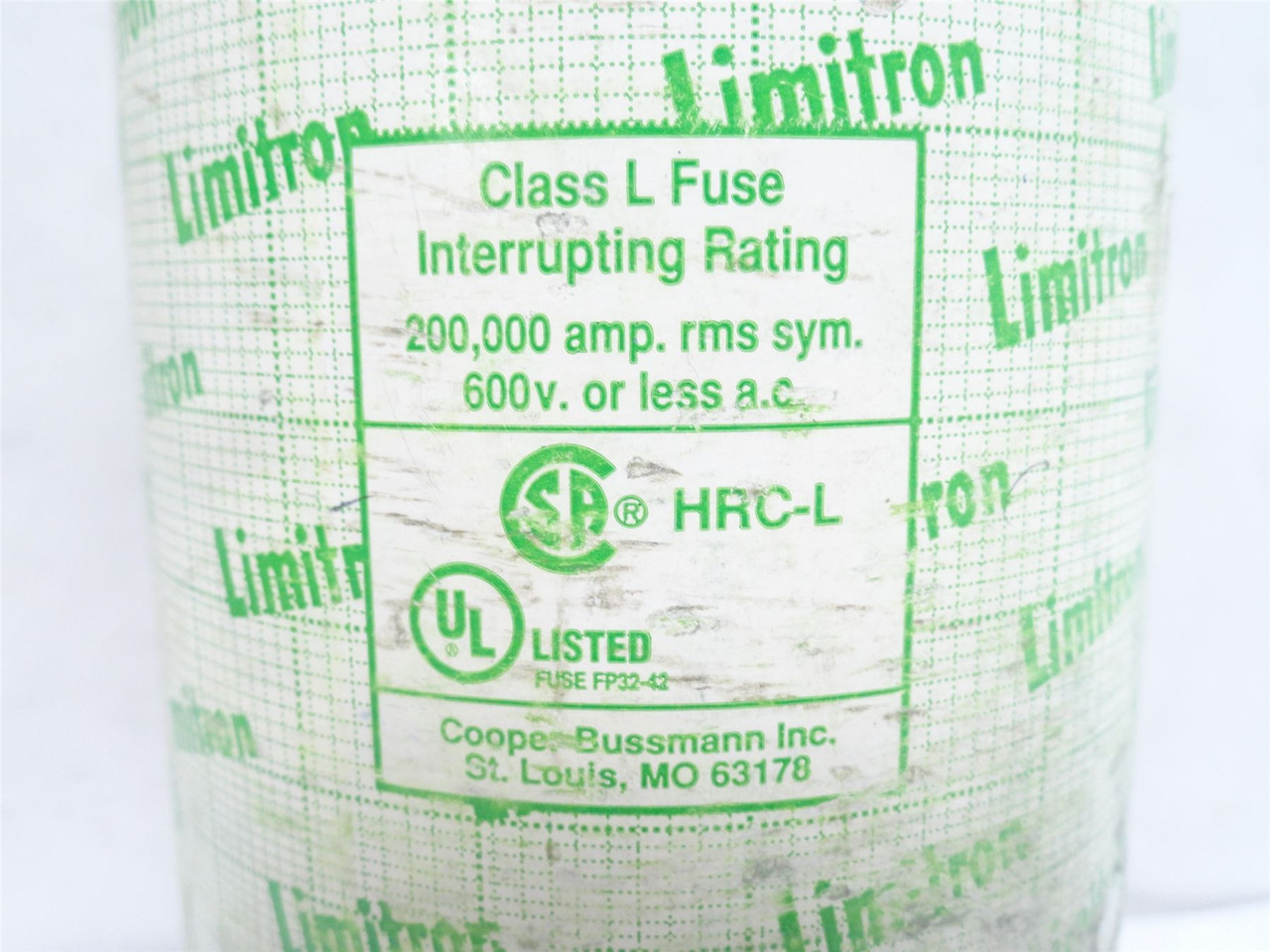 Bussmann KLU-2000; Bolt-On Time Delay Fuse; 2000A; 600VAC