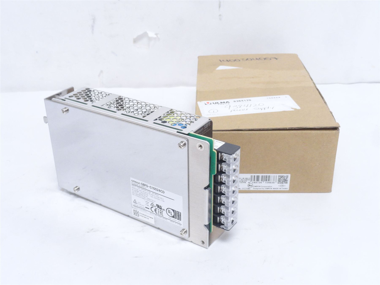 Omron S8FS-G15024CD; Power Supply 100-240VAC In; 24VDC Out