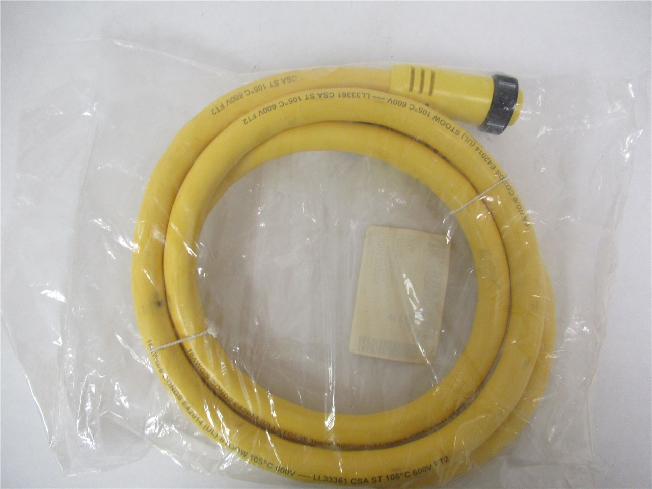 Woodhead 1300120385; Cordset Male/Female St 6' PVC Cord