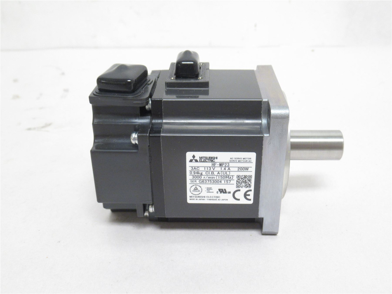 Mitsubishi HF-MP23; AC Brushless Servo Motor 113V; 1.4A; 200W