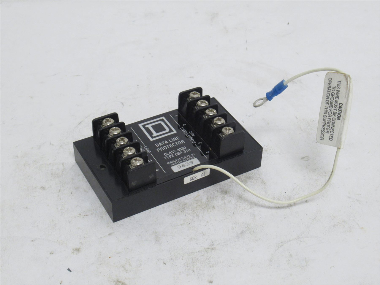 Square D 8030-CBP310; Remaote I/O Data Line Protector