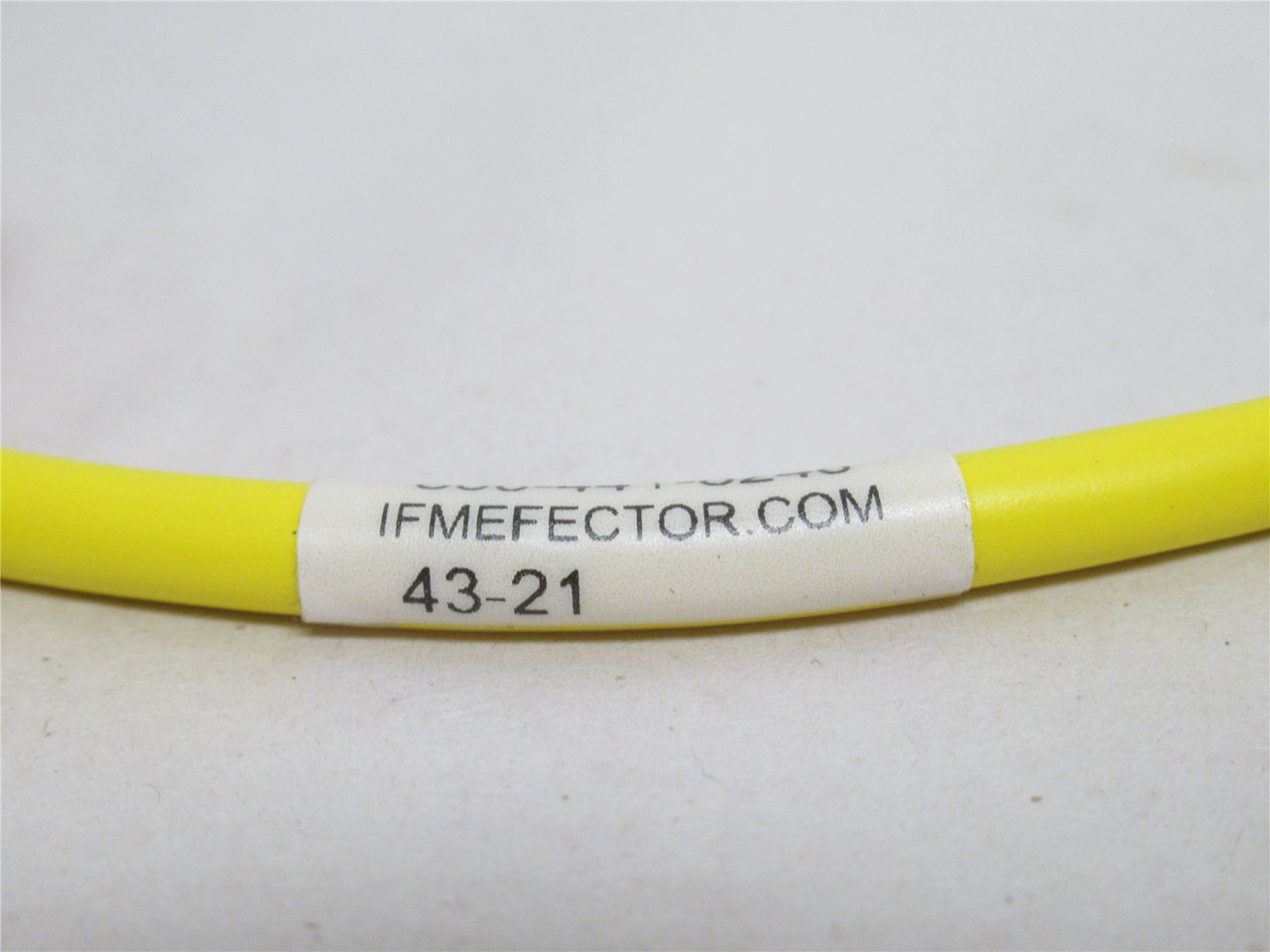 IFM E18206; Female Cordset; 3-Wire; 5m Long; 1/2" Connector