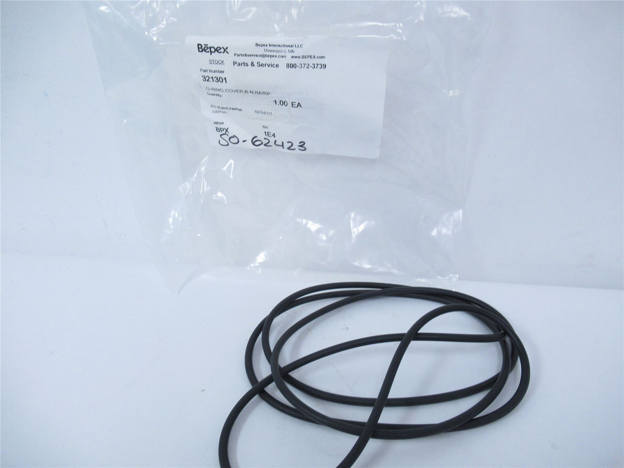 Bepex 321301; O Ring cover B-N RA/RP