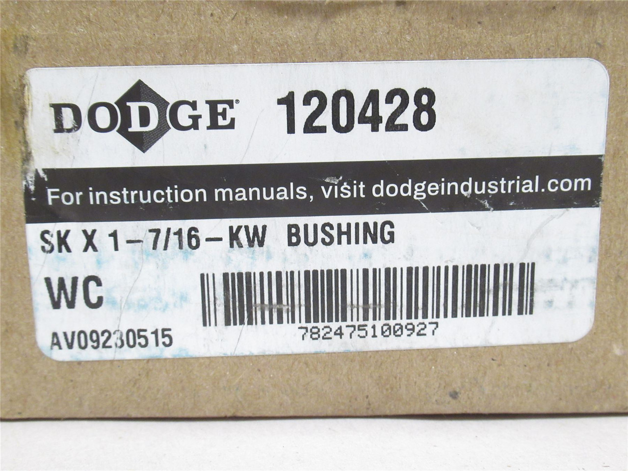 Dodge SK X 1-7/16-KW; QD Bushing; 1-7/16"ID; 3-7/8" Flange OD