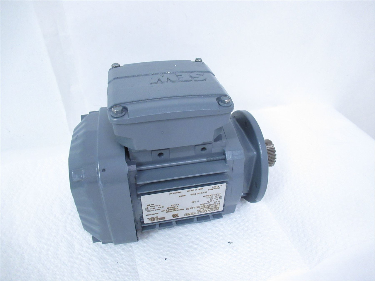 SEW DRN71MS4/FG; AC Motor .75 HP 230/460VAC 300-1800rpm