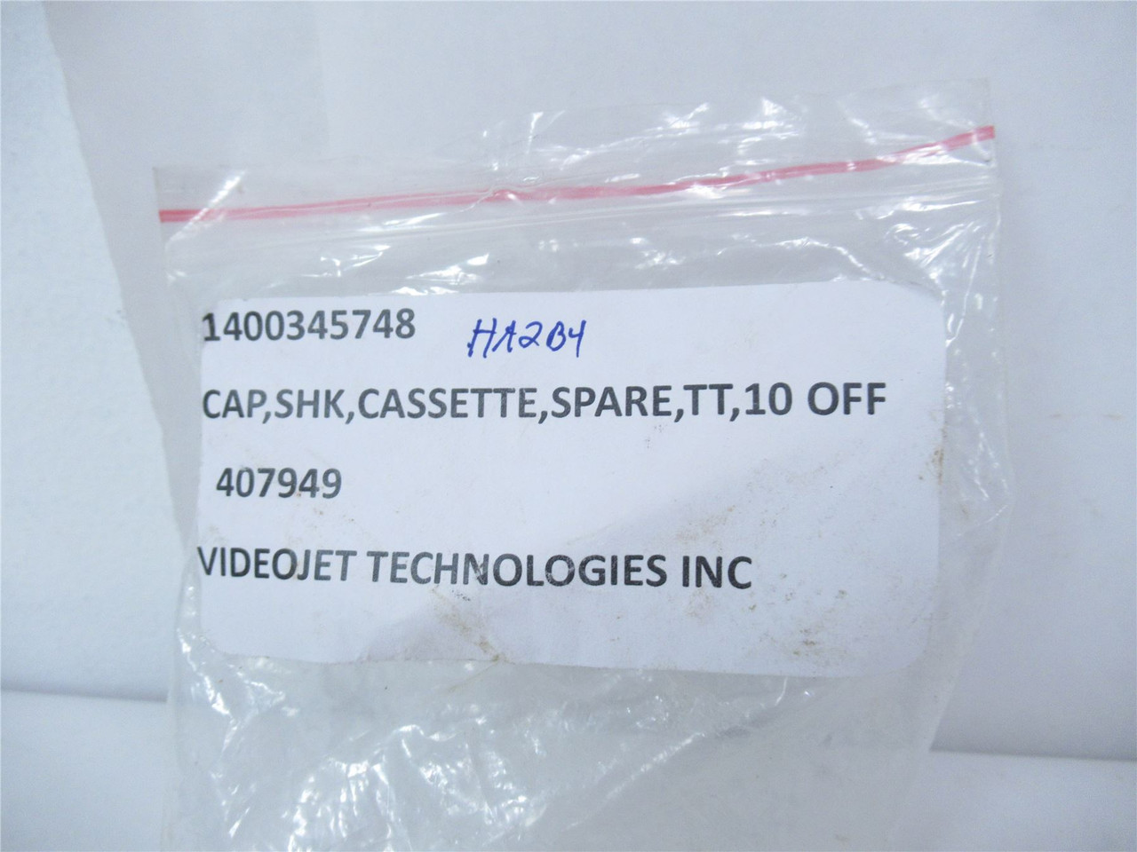 VideoJet 407949; Cap; Shk; Cassette; Spare TT; 10 Off
