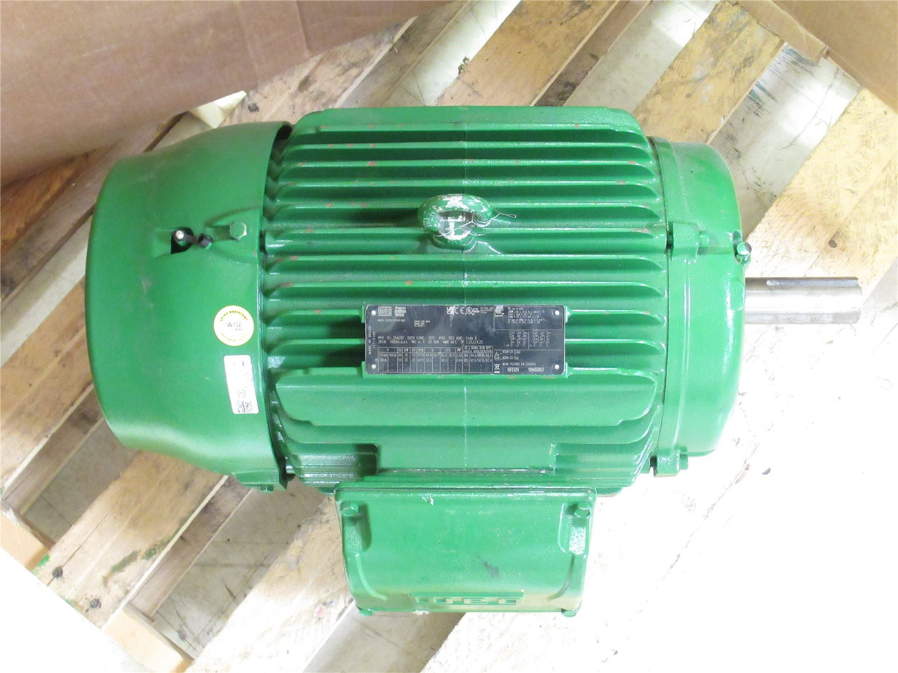 WEG 02018EG3E256T-W22; AC Motor; 20HP; 230/460V; 1778RPM; 3PH