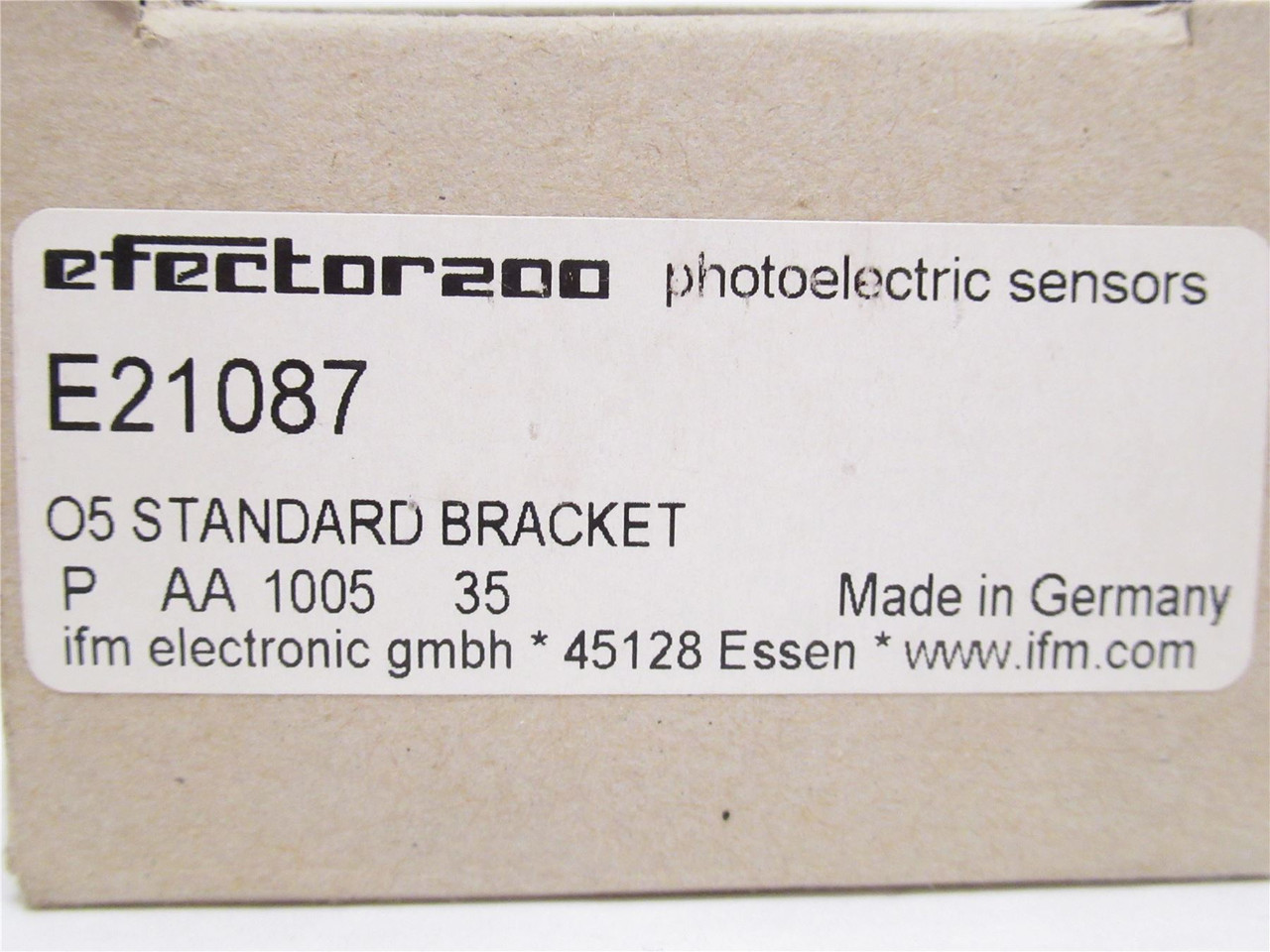 ifm E21087; Photo Sensor Mounting Bracket; For Series: 05