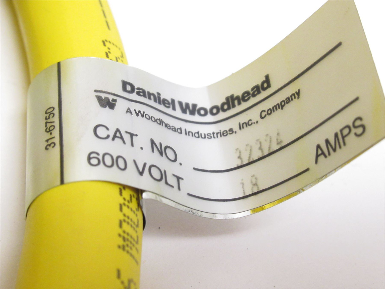 Woodhead 1300000044; QC Cordset 32324; 3P; Female; 12' Long
