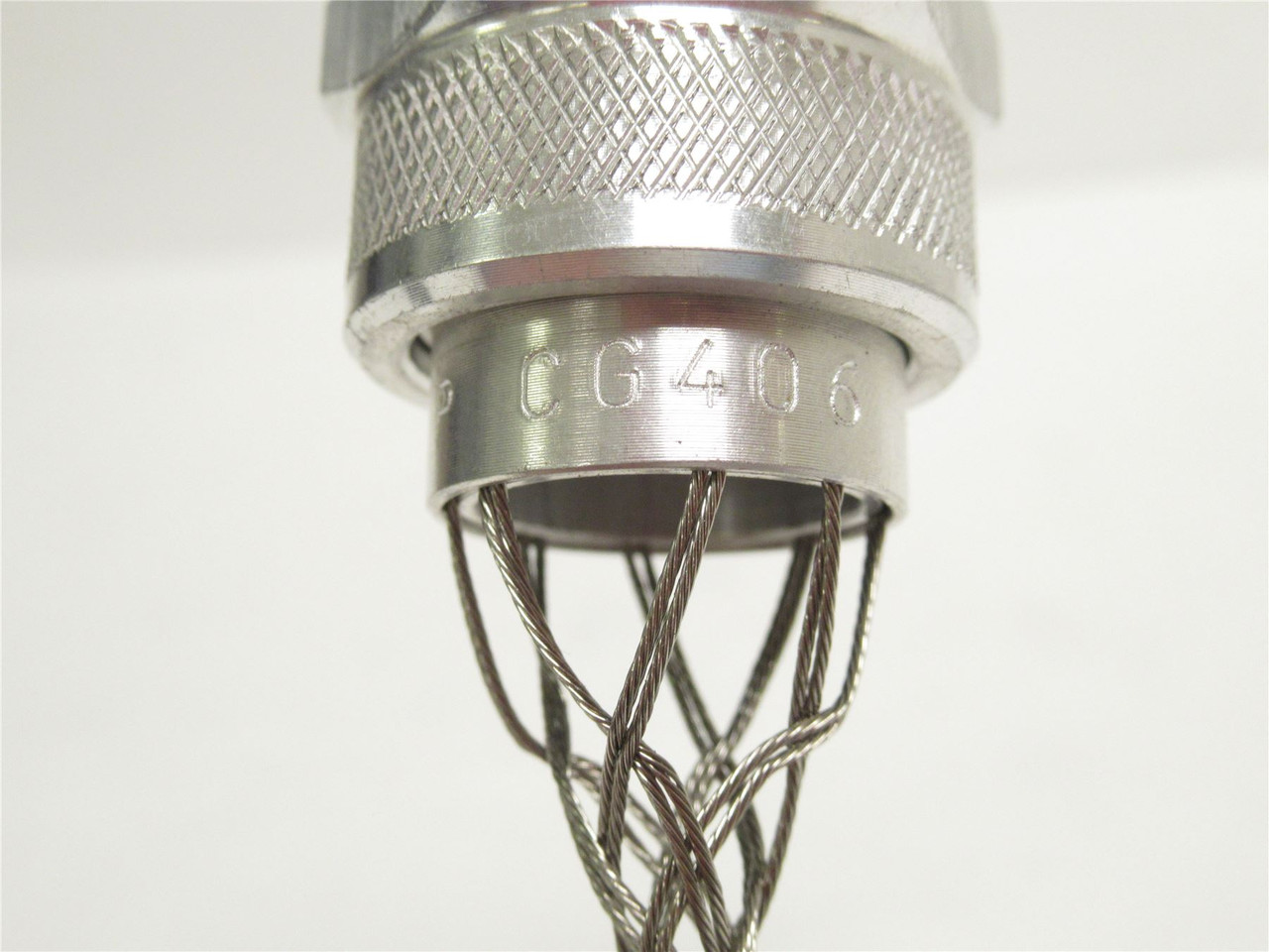 P&S CG406; Straight Male Cord Grip; 1/2" Thread; 0.310-0.375"