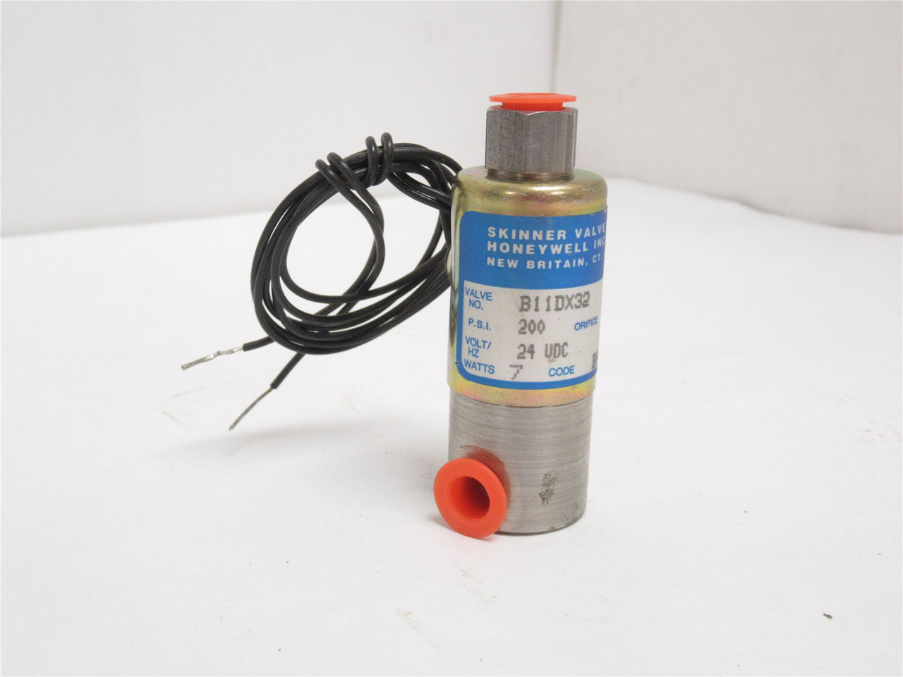 Skinner Valve B11DX32; Solenoid Valve; 200PSI; 24VDC; 7 Watts