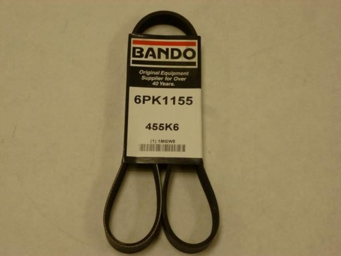 Bando 455K6; Serpentine Belt 6PK1155