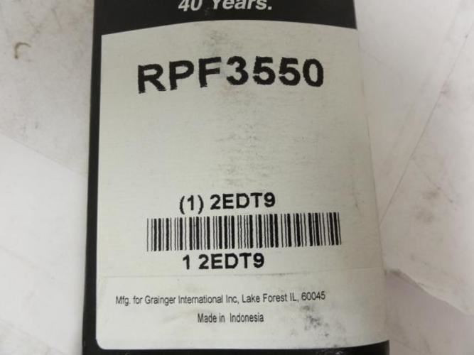 Bando 2EDT9; Auto V-Belt; Industry Number RPF3550
