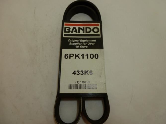 Bando 433K6; Serpentine Belt 6PK1100