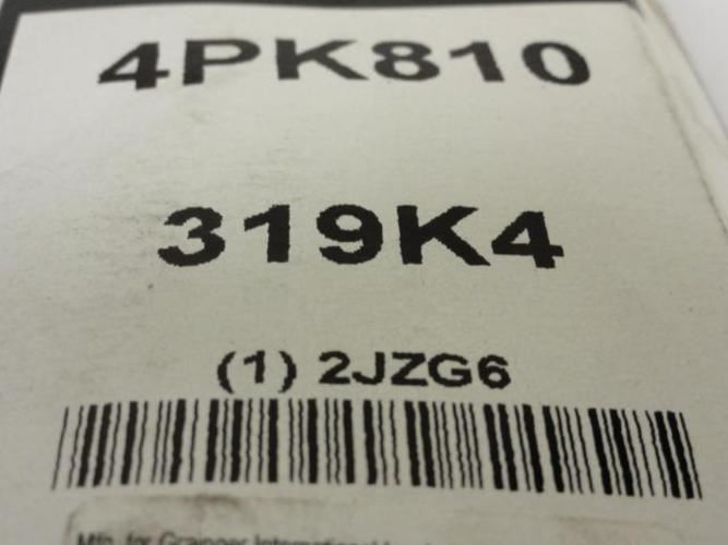 Bando 4PK810; Serpentine Belt 319K4; 4-ribs 31.9"L; 2JZG6