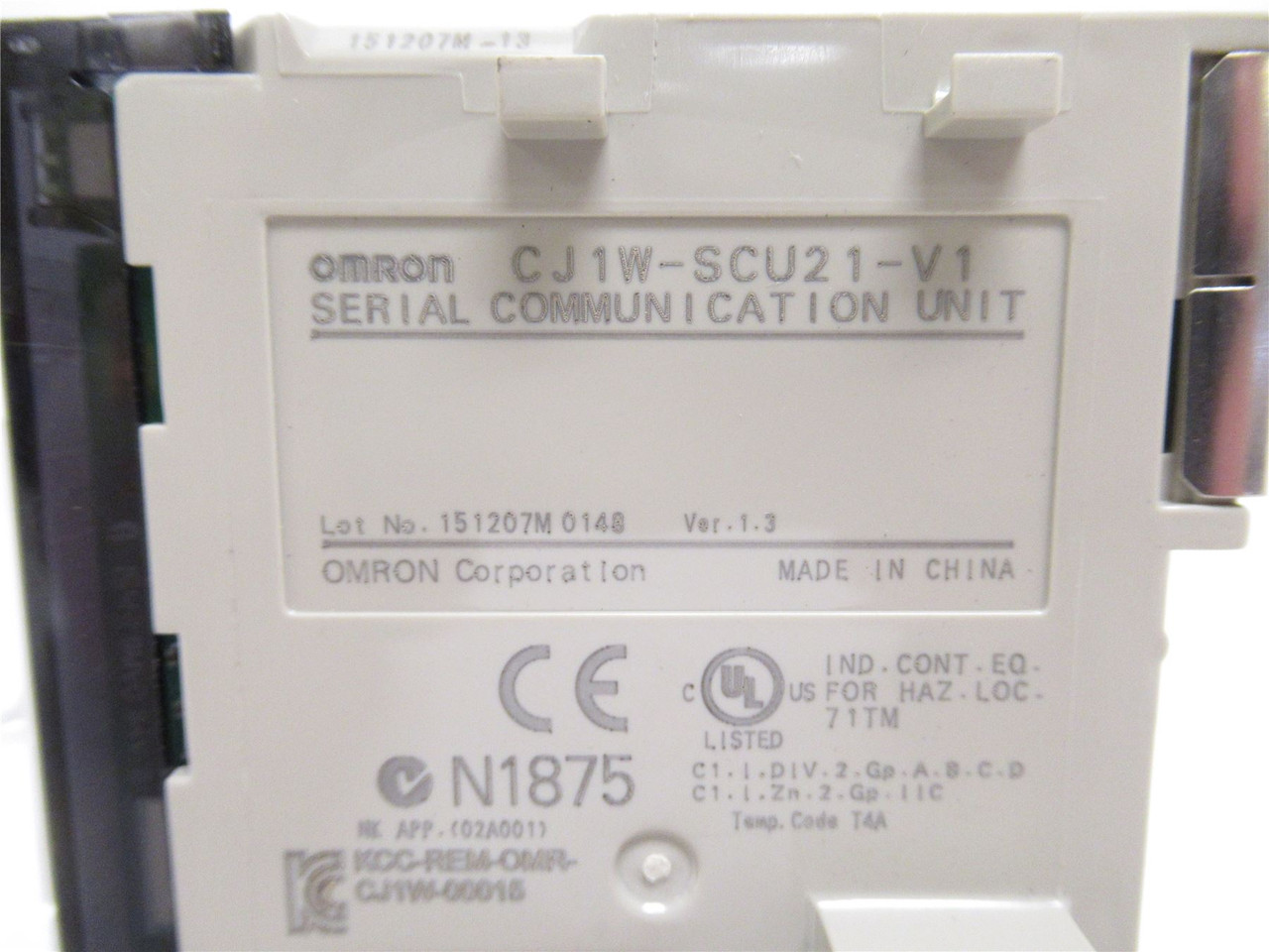 Omron CJ1W-SCU21-V1; PLC Expansion Module Bus Unit