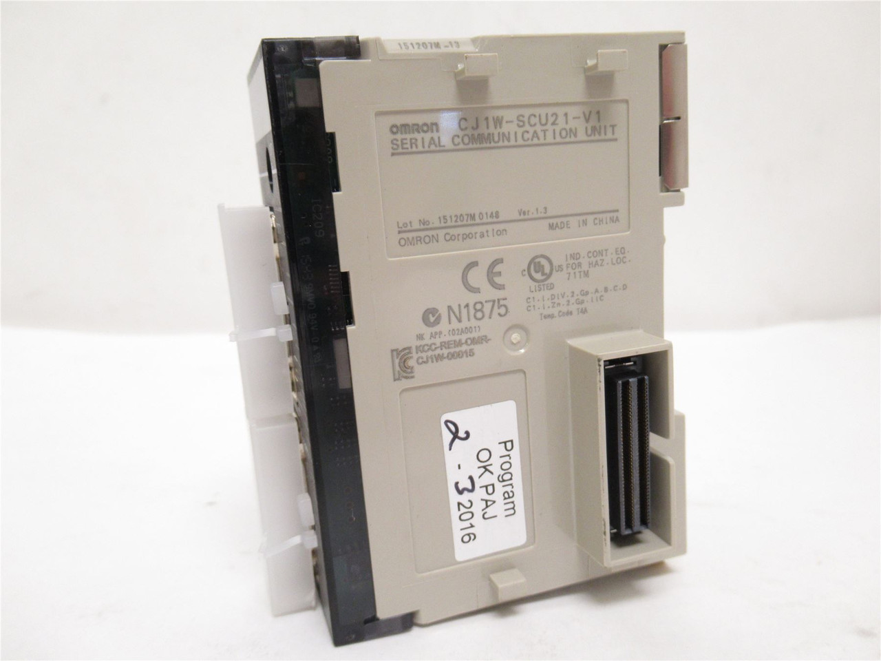 Omron CJ1W-SCU21-V1; PLC Expansion Module Bus Unit