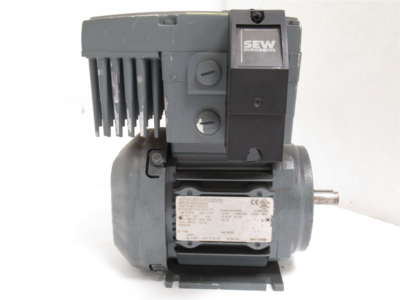 SEW DRS71S4/F1/MM03; AC Motor; 0.37kW; 380-500V; 1700RPM