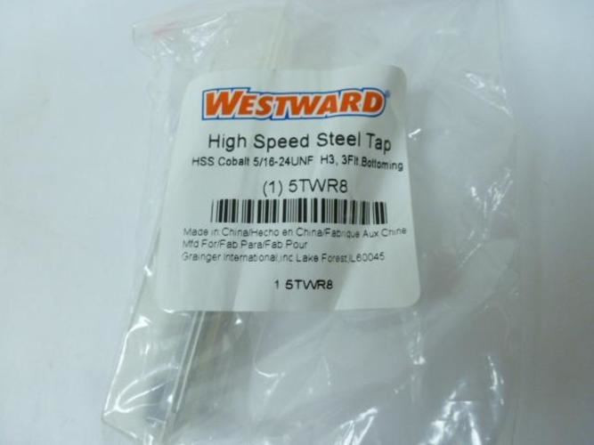 Westward 5TWR8; Spiral Flute Tap 5/16-24