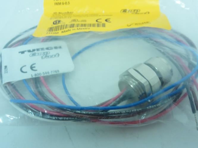 Turck FKM 6-0.5; Female Receptacle 2A; 60VAC/75VDC
