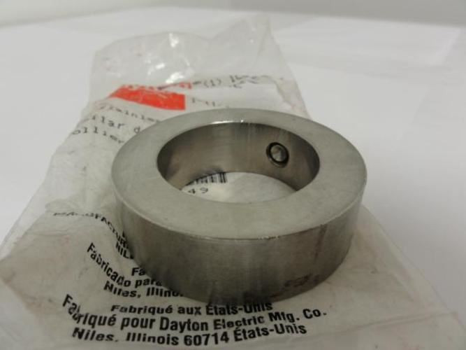 Dayton 1L649; SS Collar; Shaft; 1-11/16in