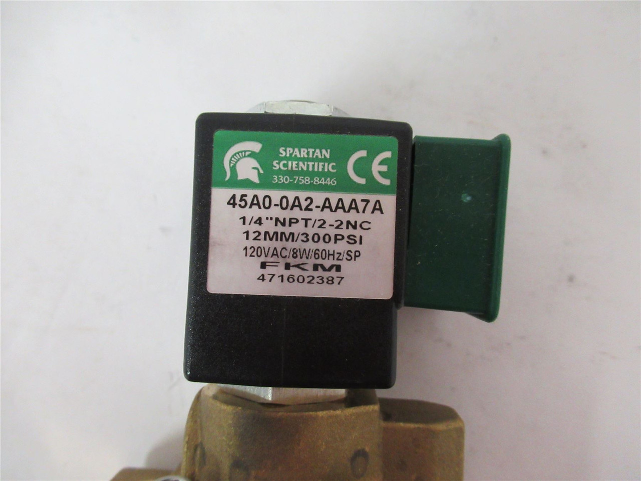 Spartan Scientific 45A0-0A2-AAA7A; Solenoid Valve 2Way 2Posit