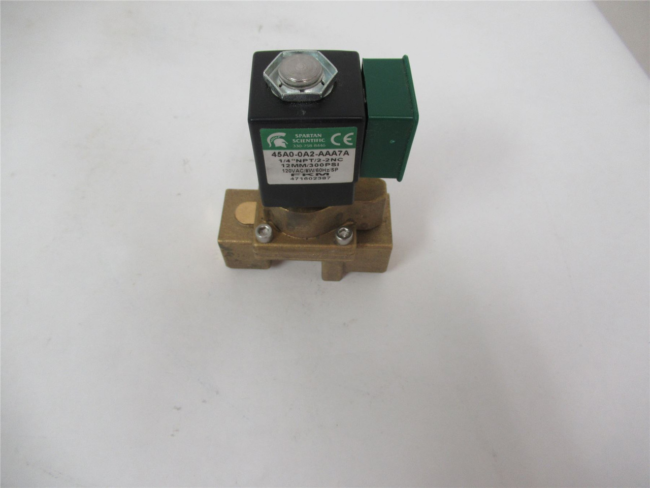 Spartan Scientific 45A0-0A2-AAA7A; Solenoid Valve 2Way 2Posit