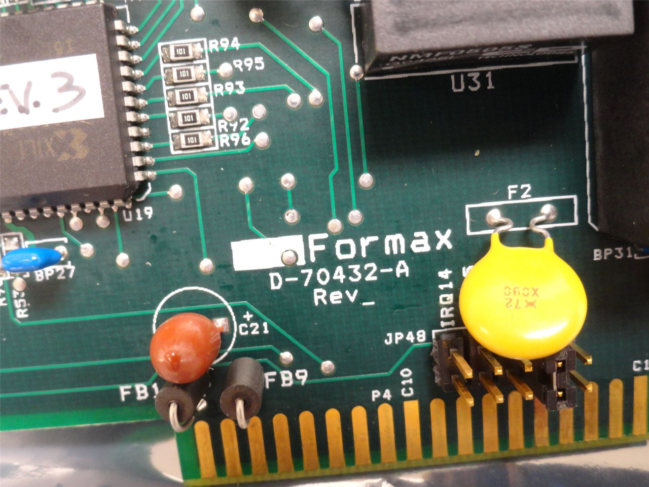 Formax 071831DA; PC Board Interface Assembly
