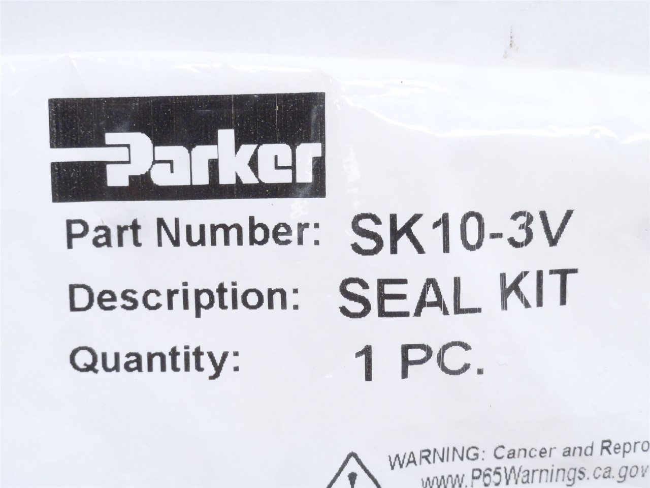 Parker SK10-3V; Seal Kit For CSH101B Cartridge Style Valves