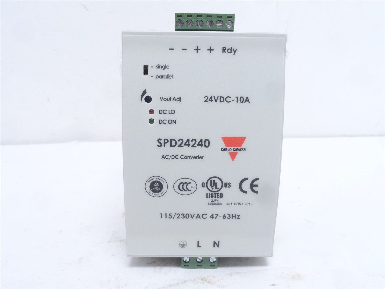 Carlo Gavazzi SPD242401B; Power Supply;115/230VAC In; 24V Out