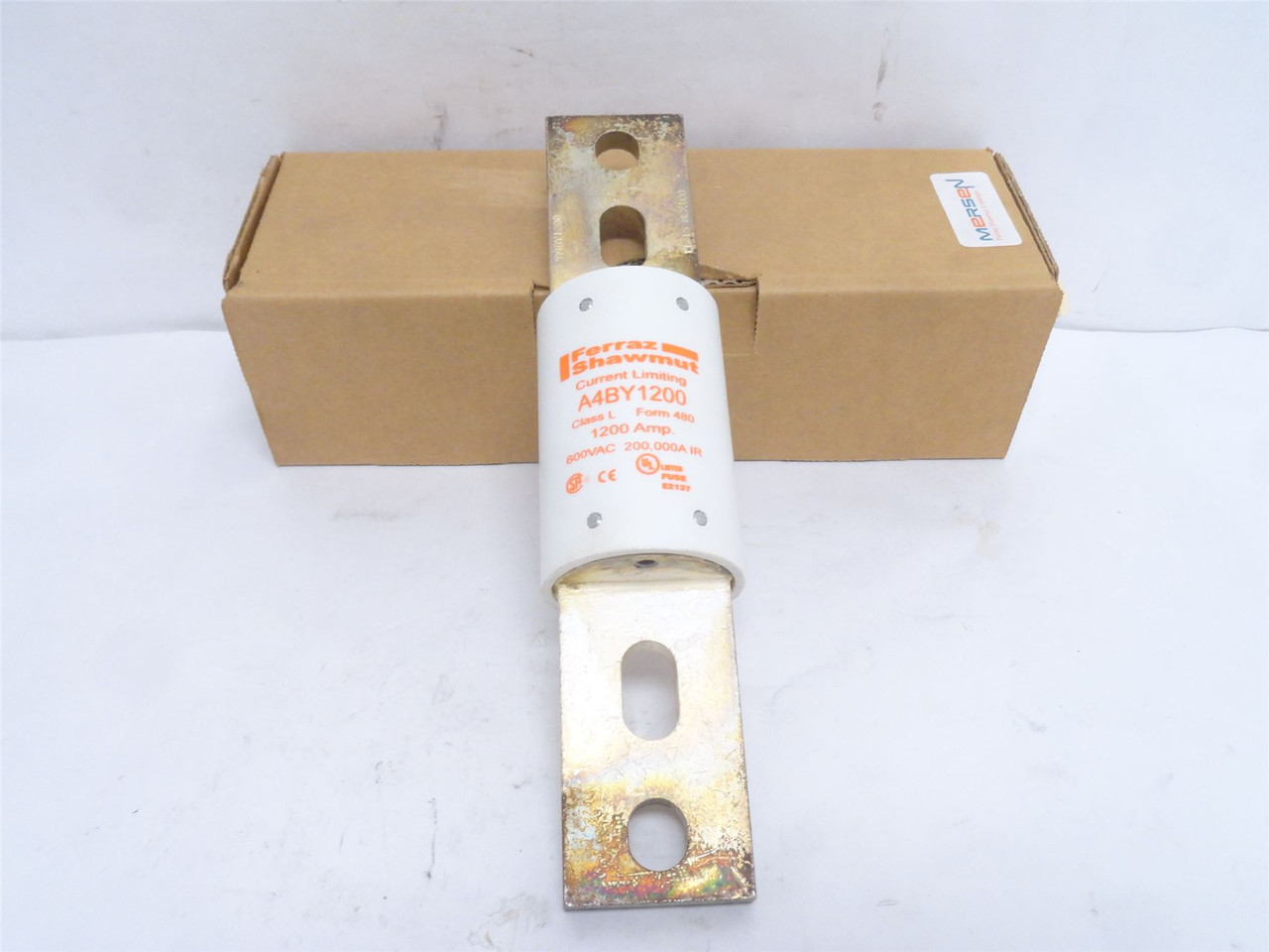 Mersen A4BY1200; Dual Element; Time Delay Fuse; 1200A; 600VAC