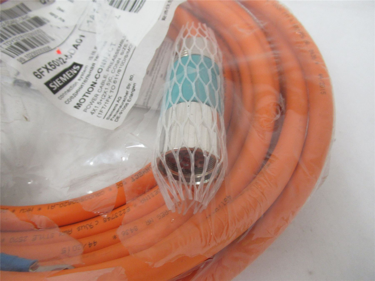 Siemens 6FX5002-5DA01-1AH0; Power Cable Motion Connect