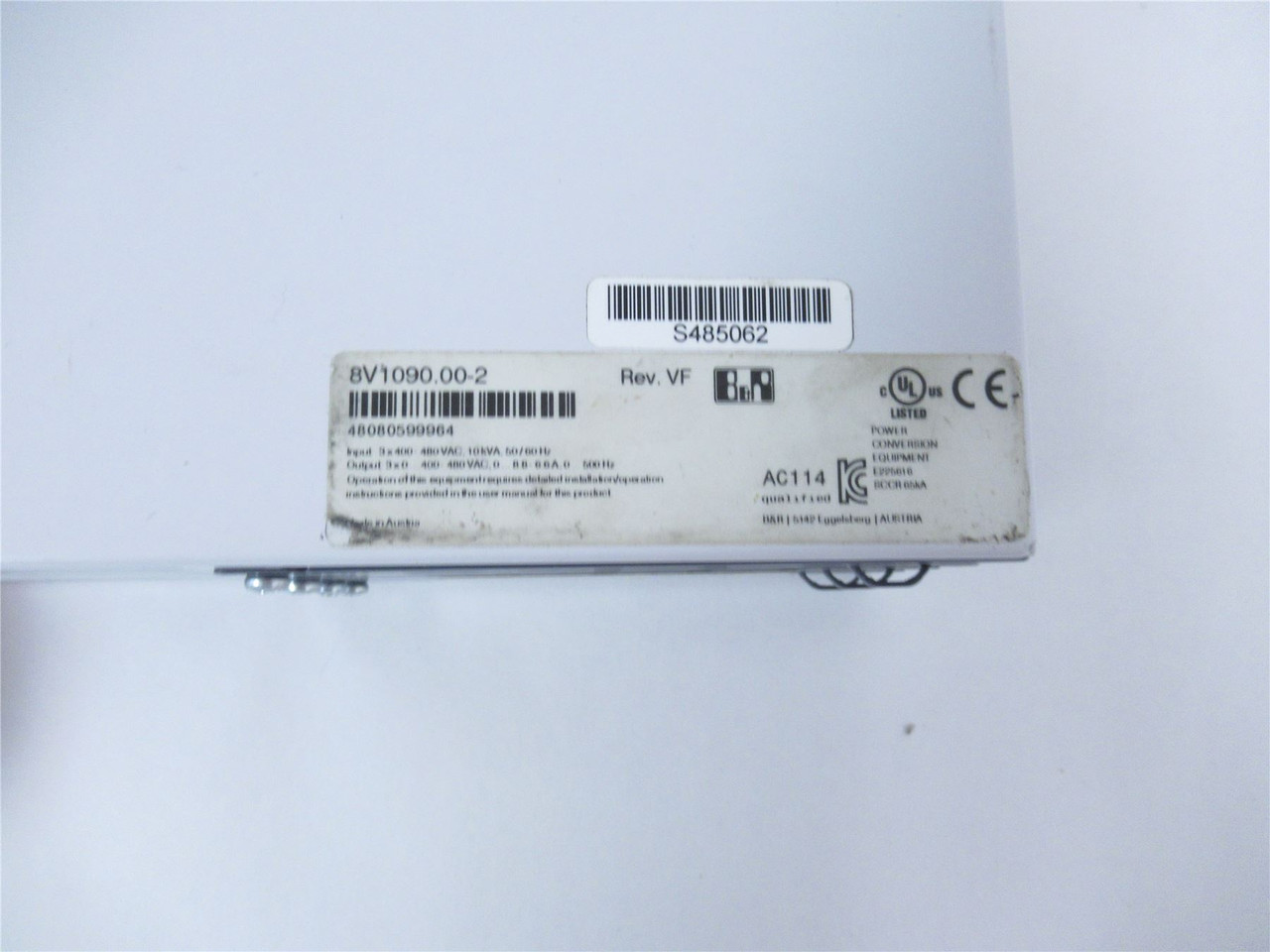B+R  8V1090.001.2; Acopas 1090 Servo Drive 8.8 -6.6 AMP; 4KW